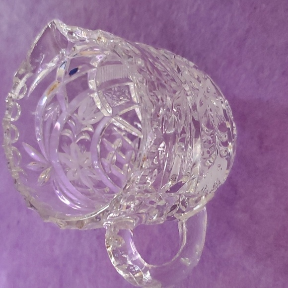 Vintage Imperlux Primrose Collection Cut Crystal Creamer West Germany - Picture 6 of 7